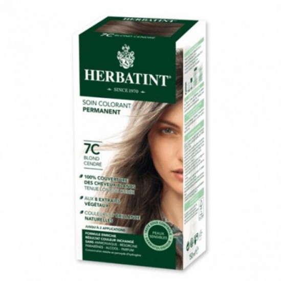 Herbatint gel colorant permanent 7c blond cendre 60ml