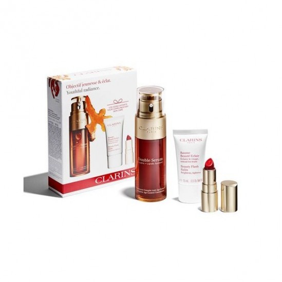 Clarins coffret de noël double sérum anti-âge 50ml