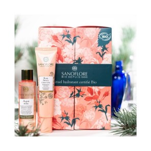 Sanoflore coffret de noel rituel peau fraîche et hydratée