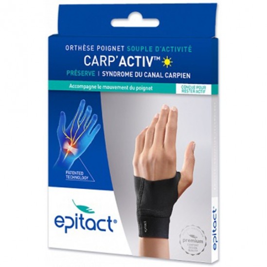 Epitact carp'activ orthèse poignet souple d'activité droit taille L