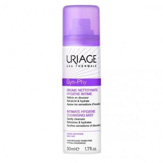 Uriage gyn-phy brume nettoyante hygiène intime 50ml