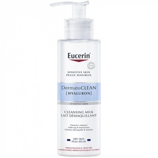 Eucerin dermatoclean hyaluron lait démaquillant 200ml