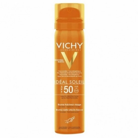 Vichy Ideal soleil brume Ffaîcheur visage SPF 50 crème solaire 75ml