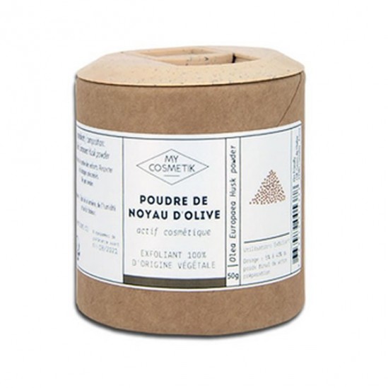 My cosmetik poudre de noyaux d'olive en pot végétal 50g