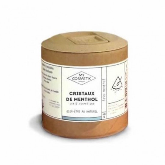 My cosmetik cristaux de menthol en pot végétal 40g