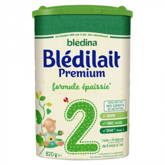 Blédina blédilait premium 2 poudre 820g