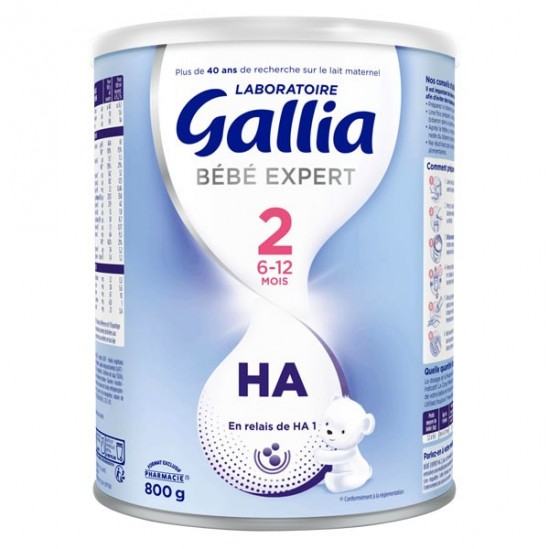 Gallia bébé expert HA lait 2ème âge 800g