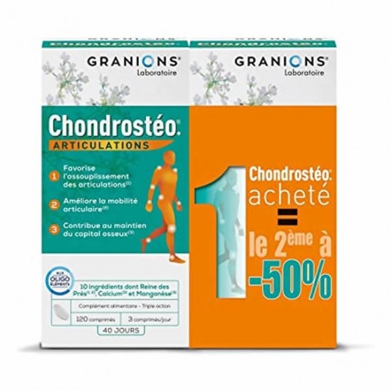 Granions duo chondrostéo+ articulations 2X120 comprimés 206g