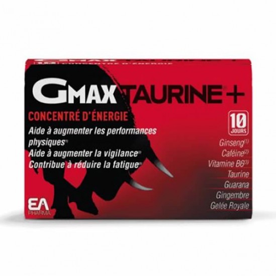 Granions gmax taurine+ concentrée d'énergie 30 ampoules 160g