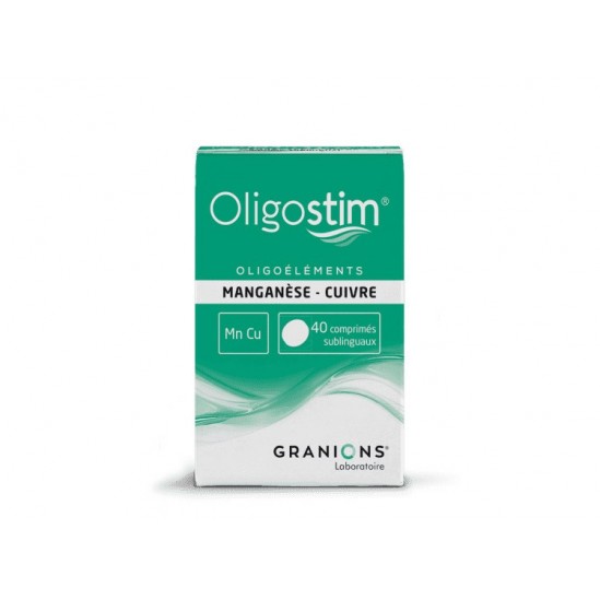 Granions oligostim manganèse cuivre 40 comprimès