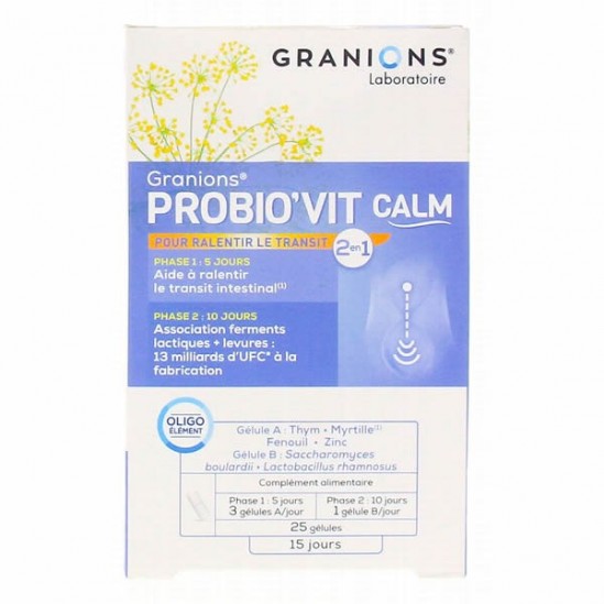 Granions probio'vit calm 25 gélules 11g