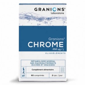 Granions de chrome 60 comprimés 12g