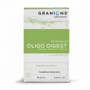 Granions oligo digest 15 gélules 11g