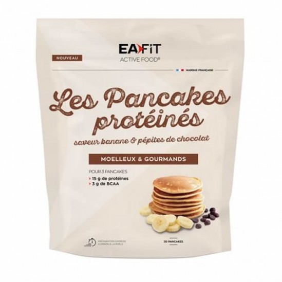 Eafit les pancakes protéinés banane & pépites de chocolat 400g