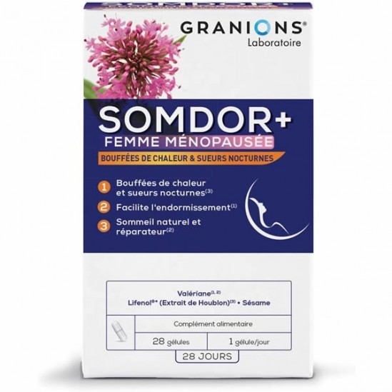 Granions Somdor+ Femme Ménopausée 28 Gélules