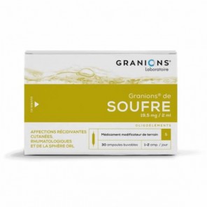 Granions de soufre 30 ampoules 60ml