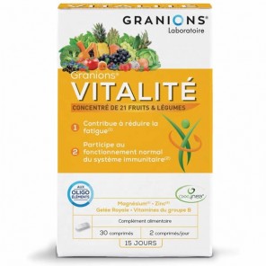 Granions vitalité 30 comprimés 32g