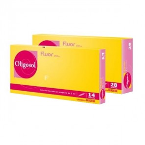 Oligosol fluor 28 ampoules 56ml