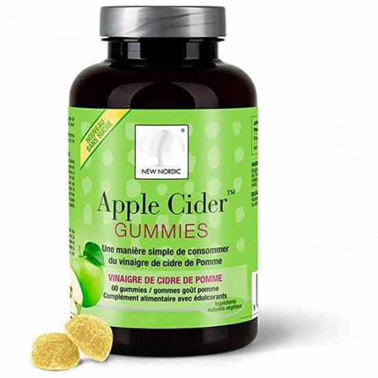 Nordic apple cider gummies boite de 60