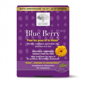 New nordic blue berry 120 comprimés +20 offerts