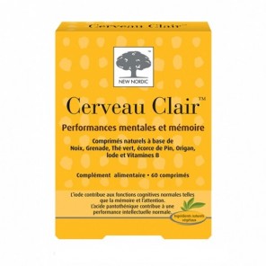 New nordic cerveau clair 60 comprimés