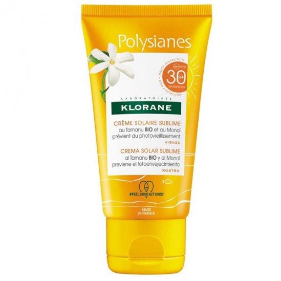 Klorane polysiane crème solaire visage SPF30 50ml