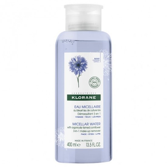 Klorane eau micellaire au bleuet 400ml