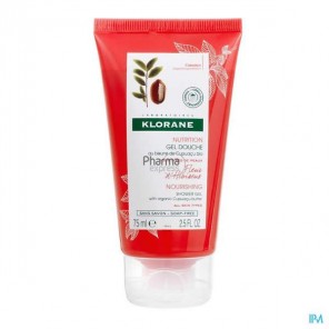 Klorane nutrition gel douche fleur d'hibiscus 75ml