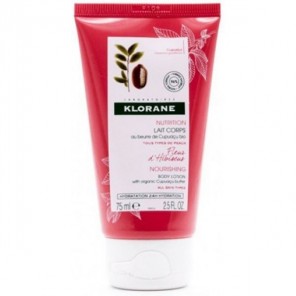 Klorane nutrition lait corps fleur d'hibiscus 75ml