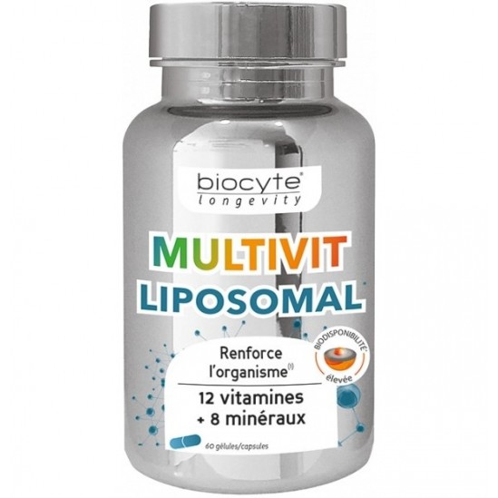 Biocyte multivit liposomal 60 gélules