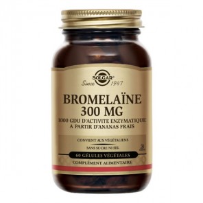 Solgar bromélaïne 300mg 60 gélules