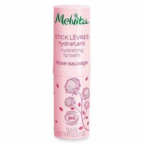 Melvita stick lèvres hydratant rose sauvage 3,5g