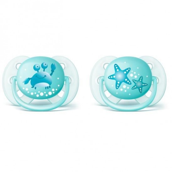 Philips avent peluche ultra-douce 0-6 mois lot de 2 scf226/20