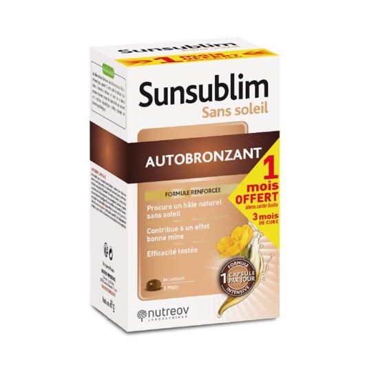 Nutreov sunsublim autobronzant ultra 84 capsules