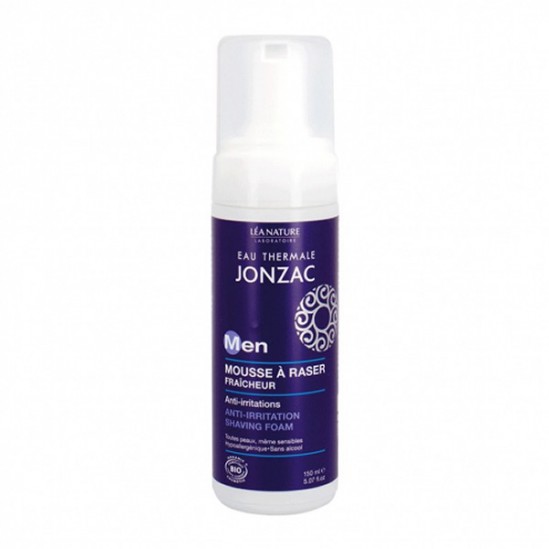 Eau thermale jonzac men mousse à raser anti-irritation 150ml