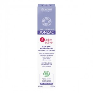 Eau thermale jonzac soin nuit régénérant anti-âge cellulaire 40ml