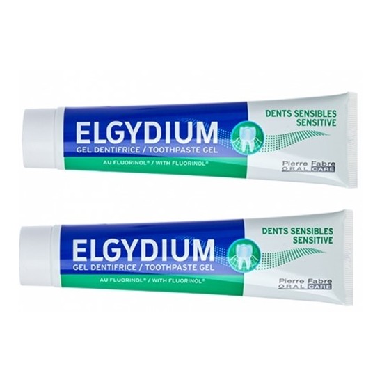 Elgydium dentifrice sensitive 75ml lot 2