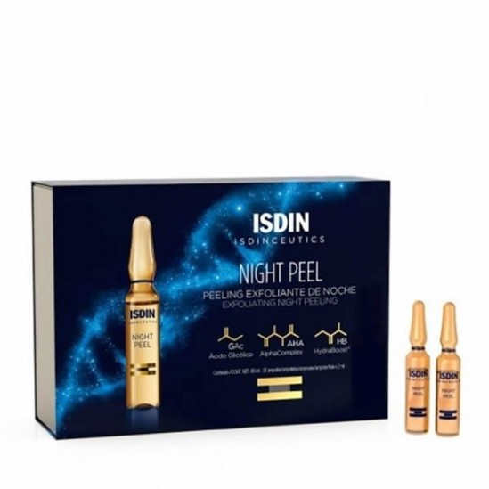 Isdin isdinceutics peeling exfoliant de nuit 10 ampoules