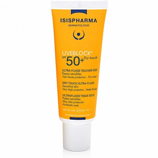 Isispharma uveblock ultra-fluide toucher sec invisible spf50+ 40ml