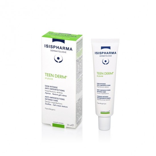 Isispharma teen derm α-pure soin intense anti-imperfections 30ml