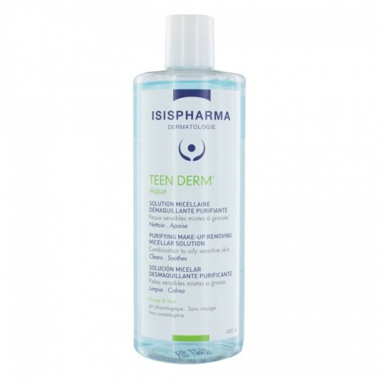 Isispharma teen derm aqua solution micellaire purifiante 400ml