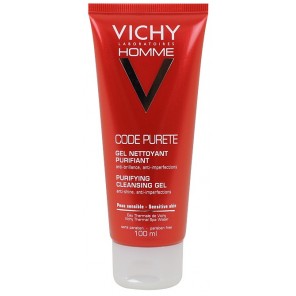 Vichy homme code pureté gel nettoyant 100ml