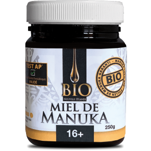 MIEL DE MANUKA 16+ BIO 250G