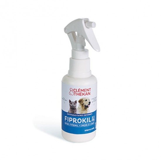 Clément Thékan Fiprokil 2,5 mg Chat et Chien Spray 100ml