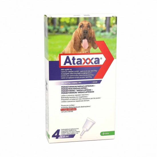 Krka Ataxxa chiens + de 25kg 2000mg/400mg