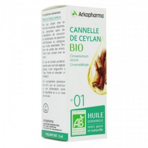 Arkopharma huile essentielle de cannelle de ceylan bio n°1 5ml