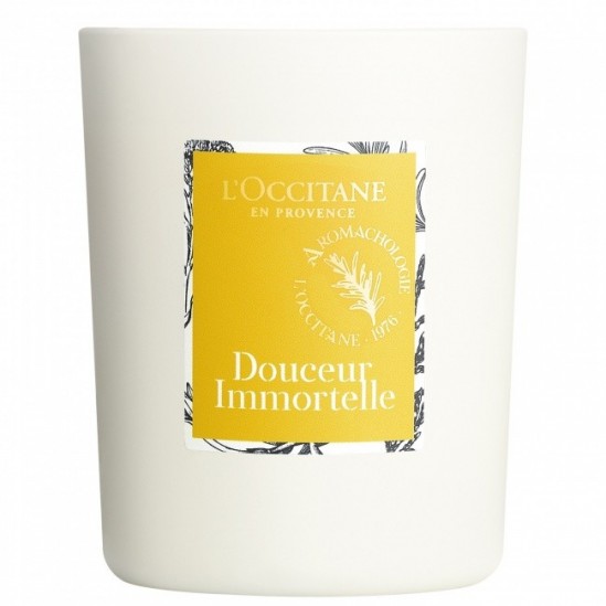 L'occitane bougie parfumée douceur immortelle 140g