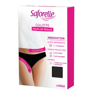 Saforelle culotte ultra absorbante règles taille m