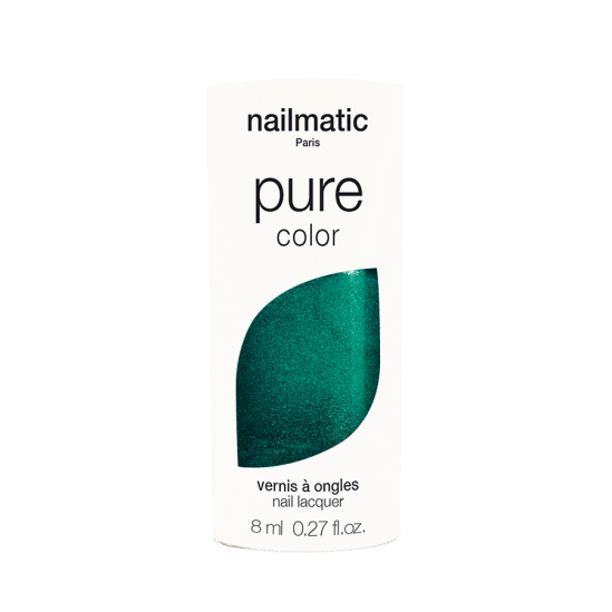 Nailmatic vernis chelsea biosourcé vert émeraude nacré 8ml