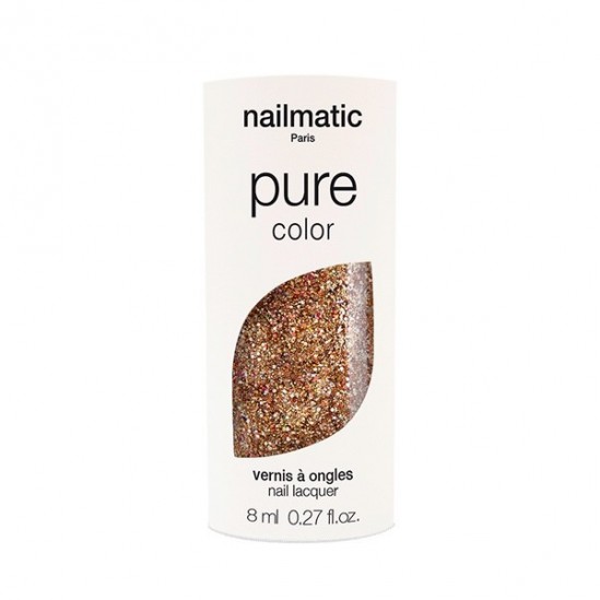 Nailmatic vernis stella biosourcé paillettes cuivrées 8ml